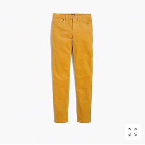 J crew mustard cords